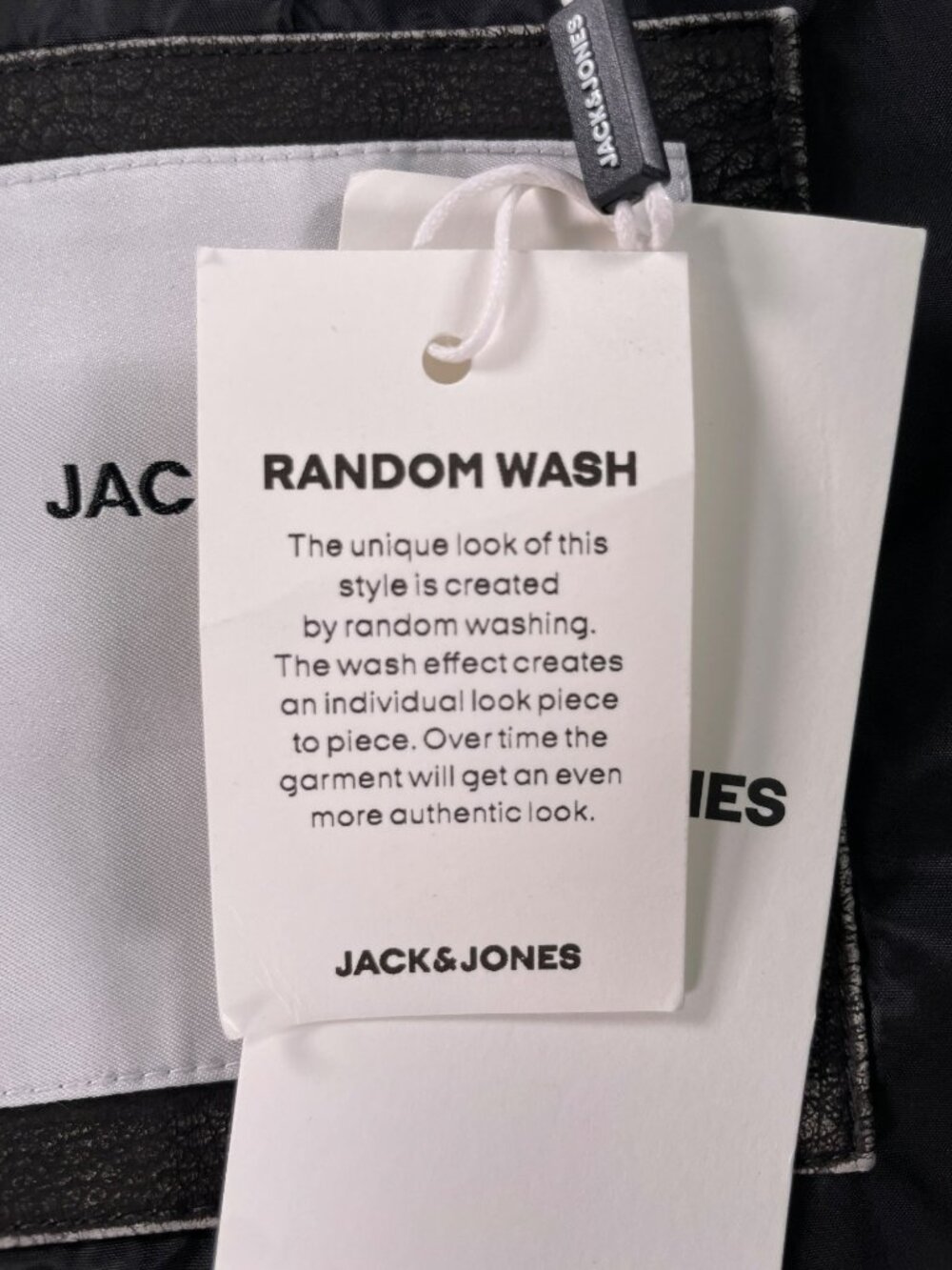 Jack & Jones Casablanca Jacket Faux Black Leather Full Zip Men's Size Large NEW - Picture 9 of 13